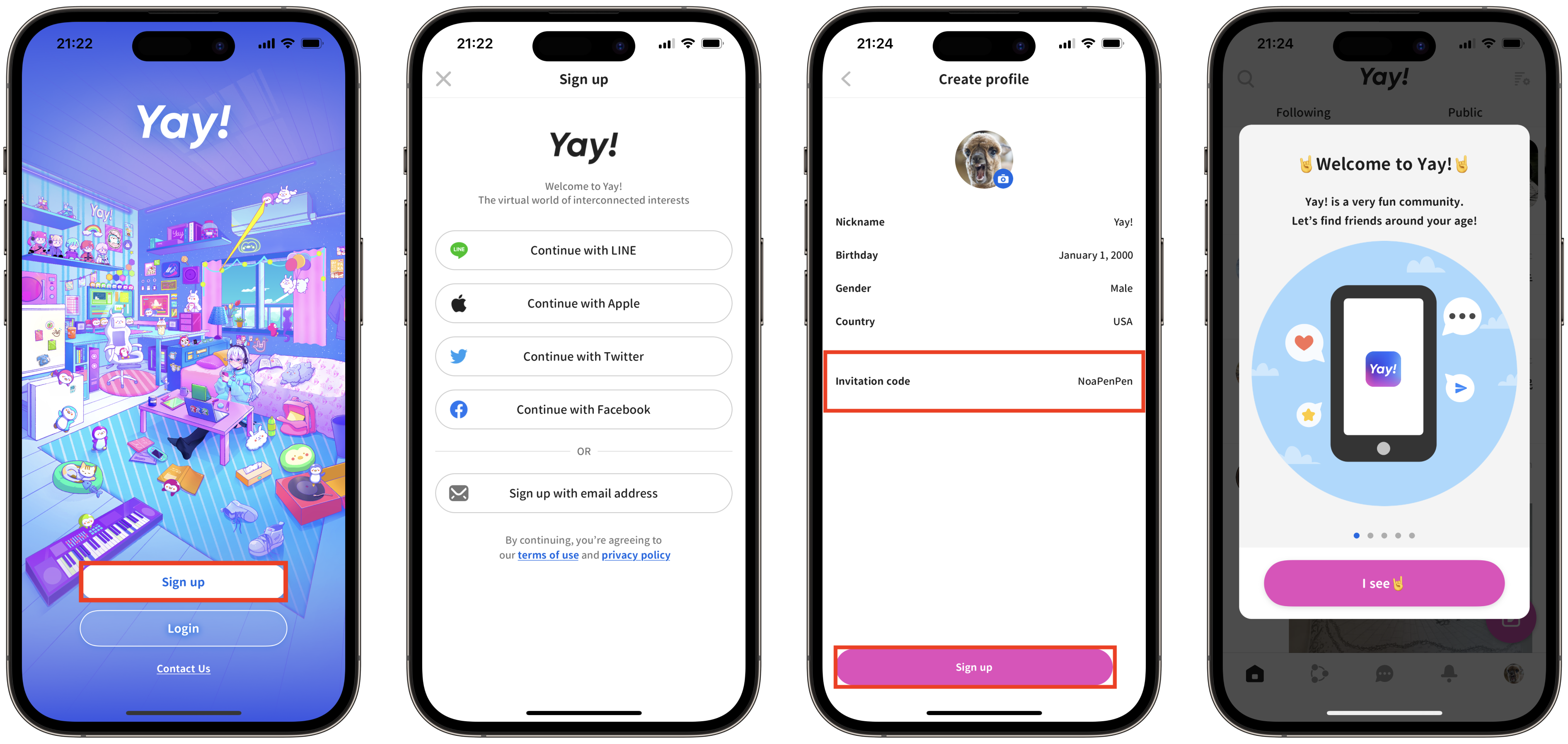 How to create/ use invitation code – Yay! Help Center